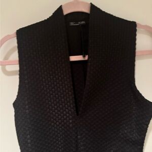 Long straight black dress